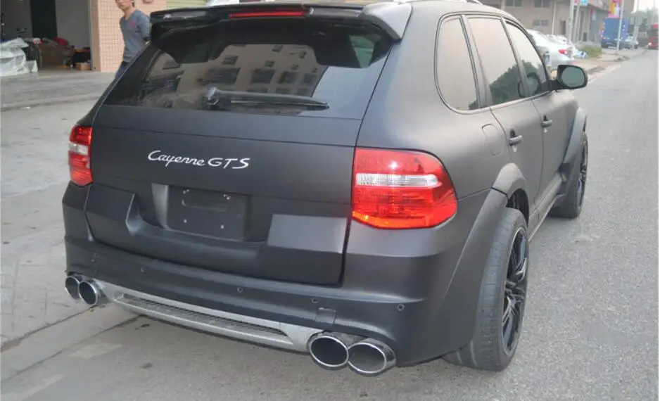 Углеродное волокно заднего крыло багажника спойлер для Porsche Cayenne 2002 2003 2004 2005 2006 2007 2008 2009 2010
