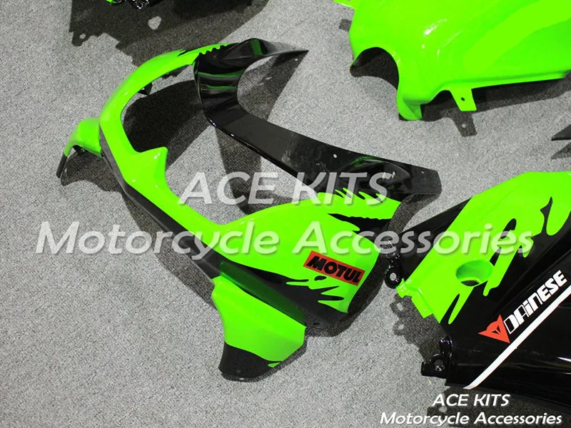 Мотоциклетный обтекатель abs Подходит для Kawasaki Ninja250 2008 2009 2010 2011 2012 корпусные детали пресс-форм ACEKITS Магазин № 0182