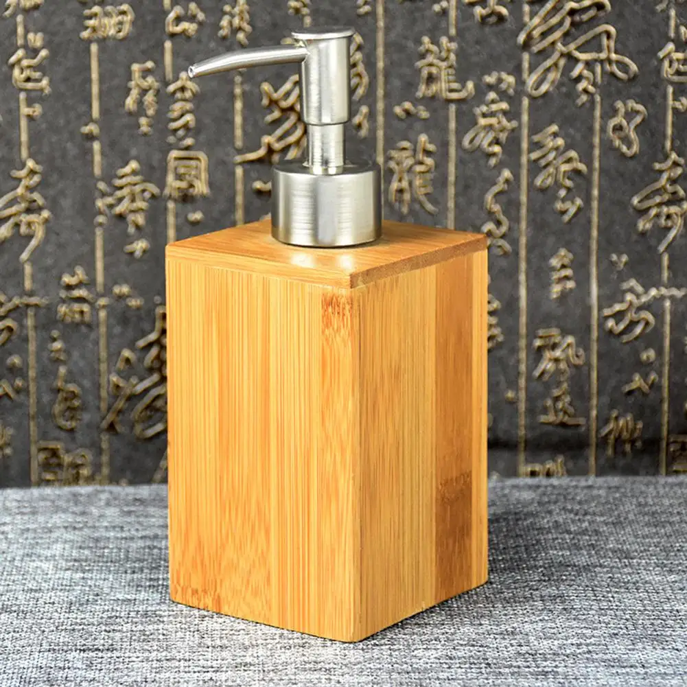 Home Bathroom Liquid Soap Dispenser Hand Sanitizer Bamboo Bottle Restaurant Hotel Lotion Tank Press Shower Gel Hand Soap Bottle Home Bathroom Liquid Soap Dispenser Hand Sanitizer Bamboo Bottle Restaurant Hotel Lotion Tank Press Shower Gel Hand Soap Bottle