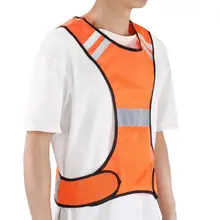 Светоотражающий Жилет наружный жилет для велоспорта с высокой видимостью светодиодный свет отражающие жилеты ночной для бега велокросса занятия спортом аксессуар