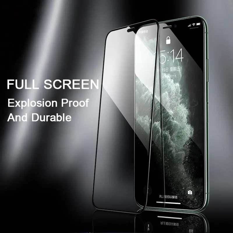 30D Защитное стекло для iPhone 11 Pro X XS MAX 11 стекло полное покрытие iPhone 11 Pro Max XR защита экрана закаленное стекло