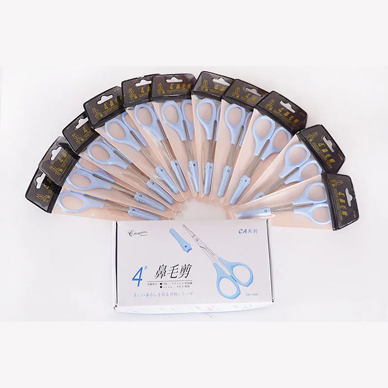 3 Sizes Eyebrow Scissor Stainless Steel Curved Nails Dead Skin Nose Hair Remover Clip Trimmer Pedicure Makeup Tool 6