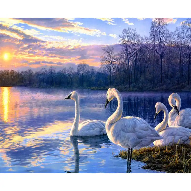 

Painting By Numbers Frameworks Coloring By Numbers Home Decor Pictures Animal Decorations RSB8478