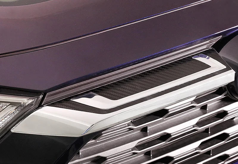 For-Toyota-RAV4-RAV-4-XA50-2019-2020-Accessories-Front-Grille-Trim-net-Grille-Cover-Carbon (3)