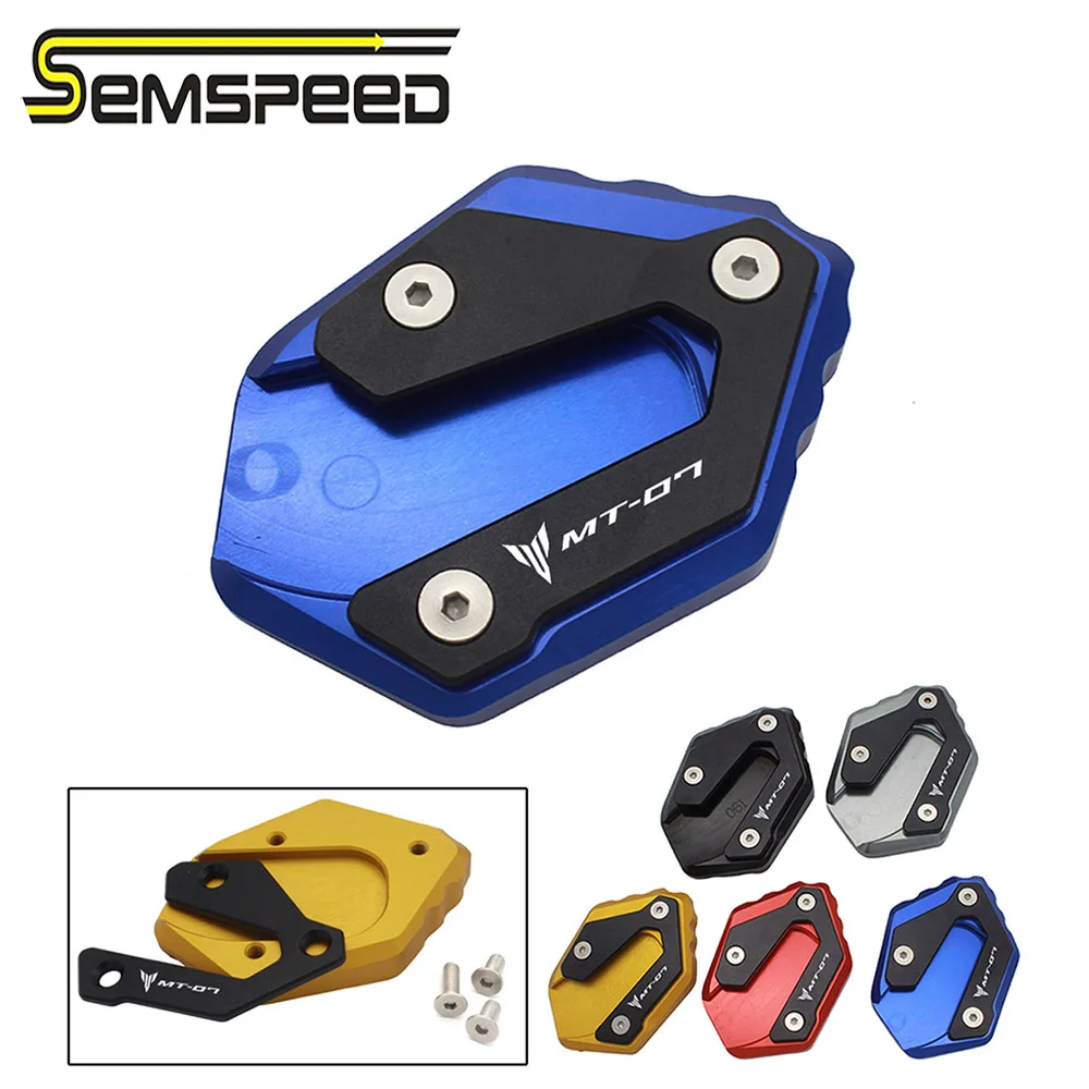 SEMSPEED CNC MT 07 боковая подставка для Yamaha MT07 FZ07 XSR700 XSR 700 2014 2019 2020 2015 2016 2017 2018|Защита от