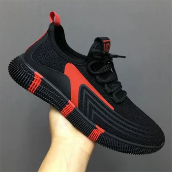 

Man Sneakers Soft Comfortable Lace Up Men Casual Shoes Breathable Jogging Sport Shoes Mens Vulcanize Shoes Male Footwear