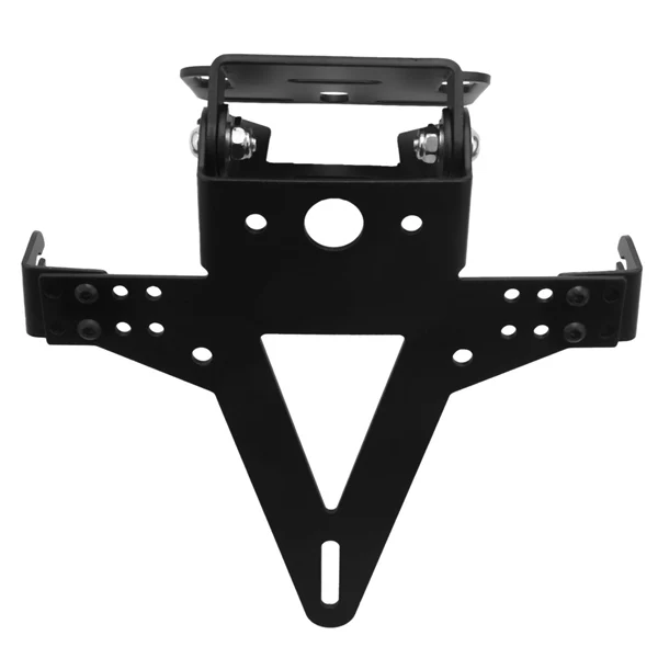 Motorcycle License Plate Holder Frame Adjustable Angle Bracket For Yamaha Yzf R1 R3 R6 R15 R25 Fz6