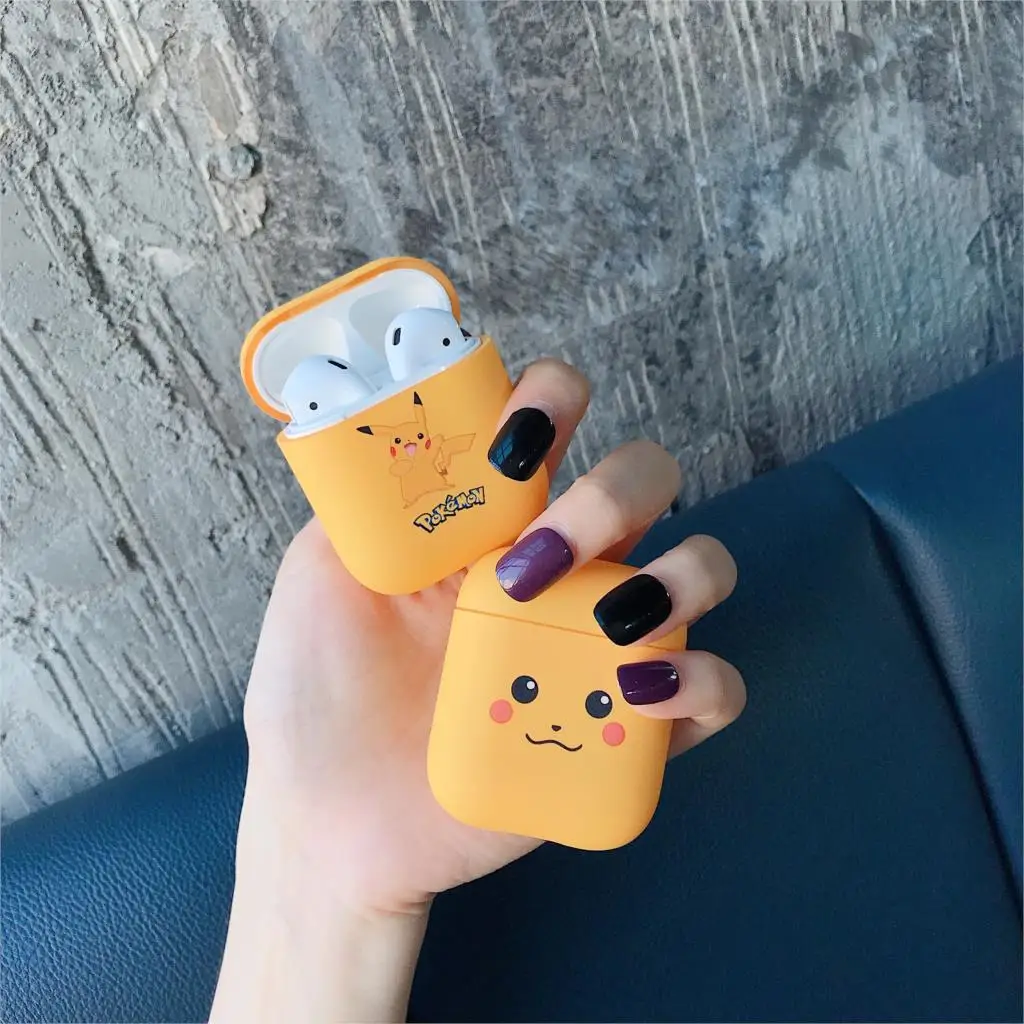 Wireless Bluetooth Earphone Cartoon Cute Pc Case For Apple AirPods Headphones Cases For Airpods 1 2 pc hard Protective Cover