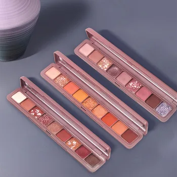 

2020 NEW 9 Color Glitter Matte Eyeshadow Palette Waterproof Long Lasting Pigment Smoky Eyeshadow Palette Makeup Palette
