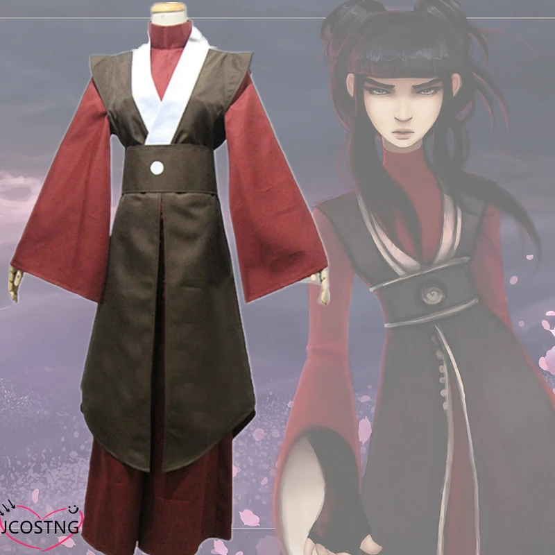 New Anime Avatar The Last Airbender Mai Cosplay Costumes Halloween Party Clothes |