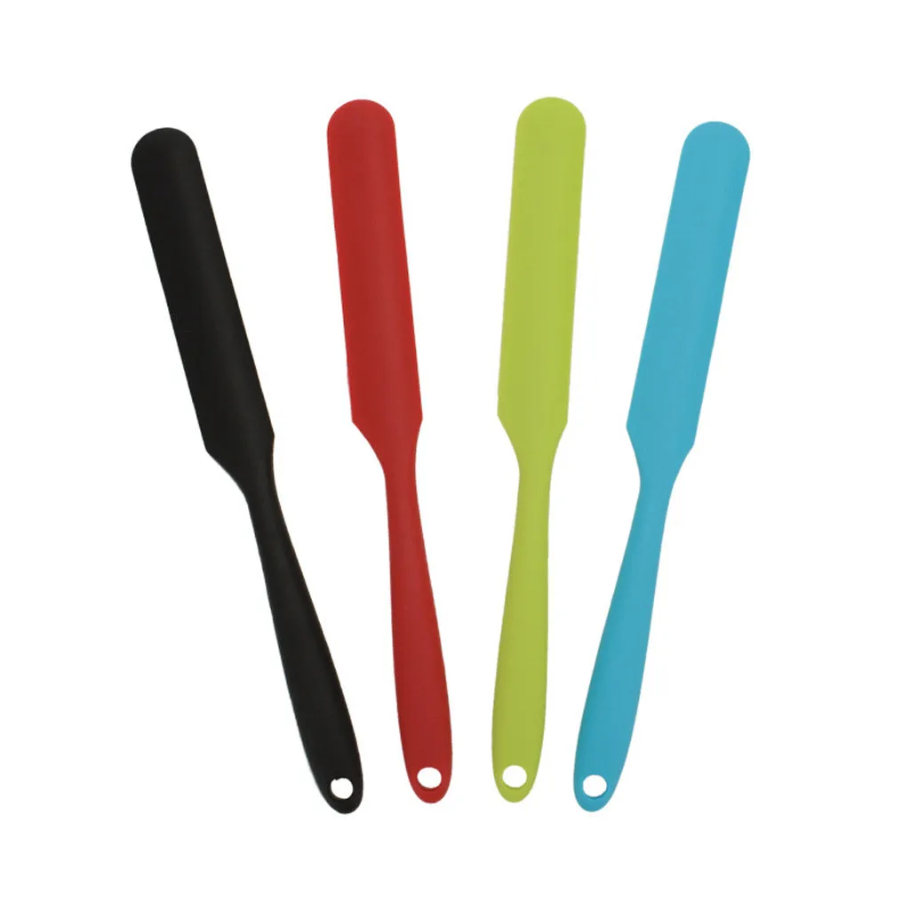 

Silicone Spatula Set Heat Resistant Cake Cream Butter Spatulas Mixing Scraper Quality Baking Pastry Tools Kitchen Knife Cutter