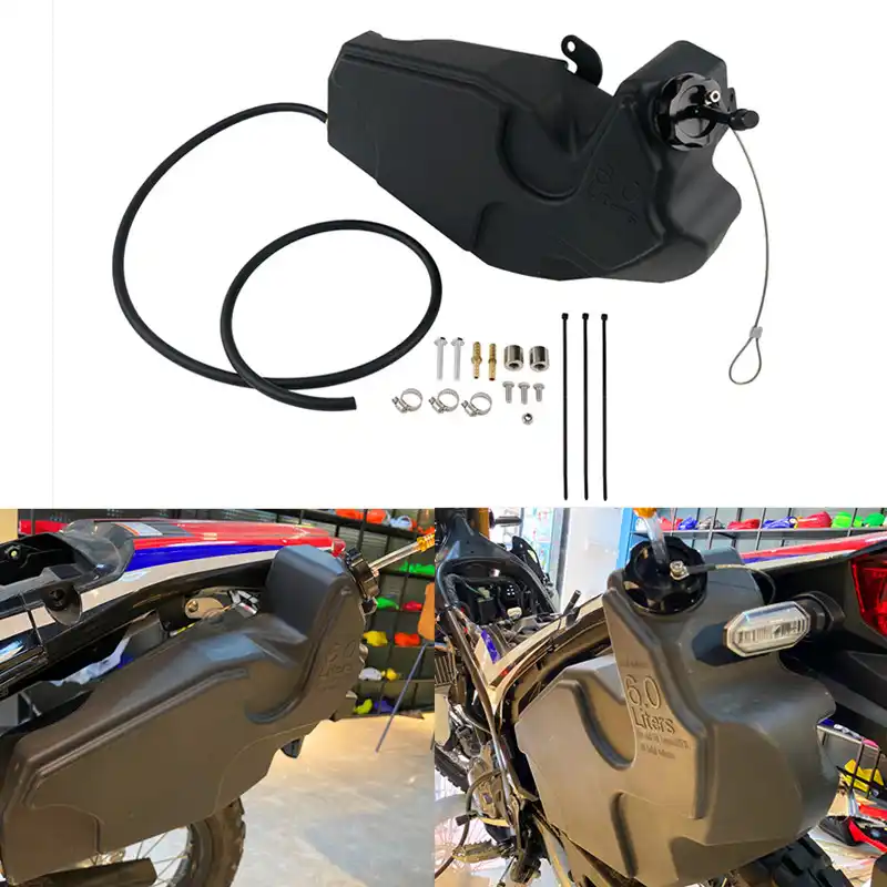 Motorcycle Auxiliary Gas Petrol Fuel Tank 6l For Honda Crf250l Rally 17 18 19 Camel Tank Ct 250l Aliexpress