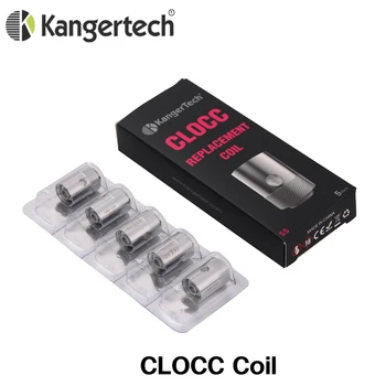 

5pcs/lot Original Kanger CLOCC Coil 0.5ohm 1.5ohm 1.0ohm and SS316L 0.15ohm Ni200 Replacement Coil Head Fit E Cig CLTANK Vapor