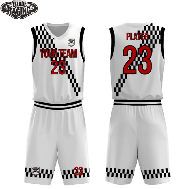 New Style Of Basketball Jersey Red And White Color Adult Custom Basketball  Jerseys Uniforms - Basketball Set - AliExpress