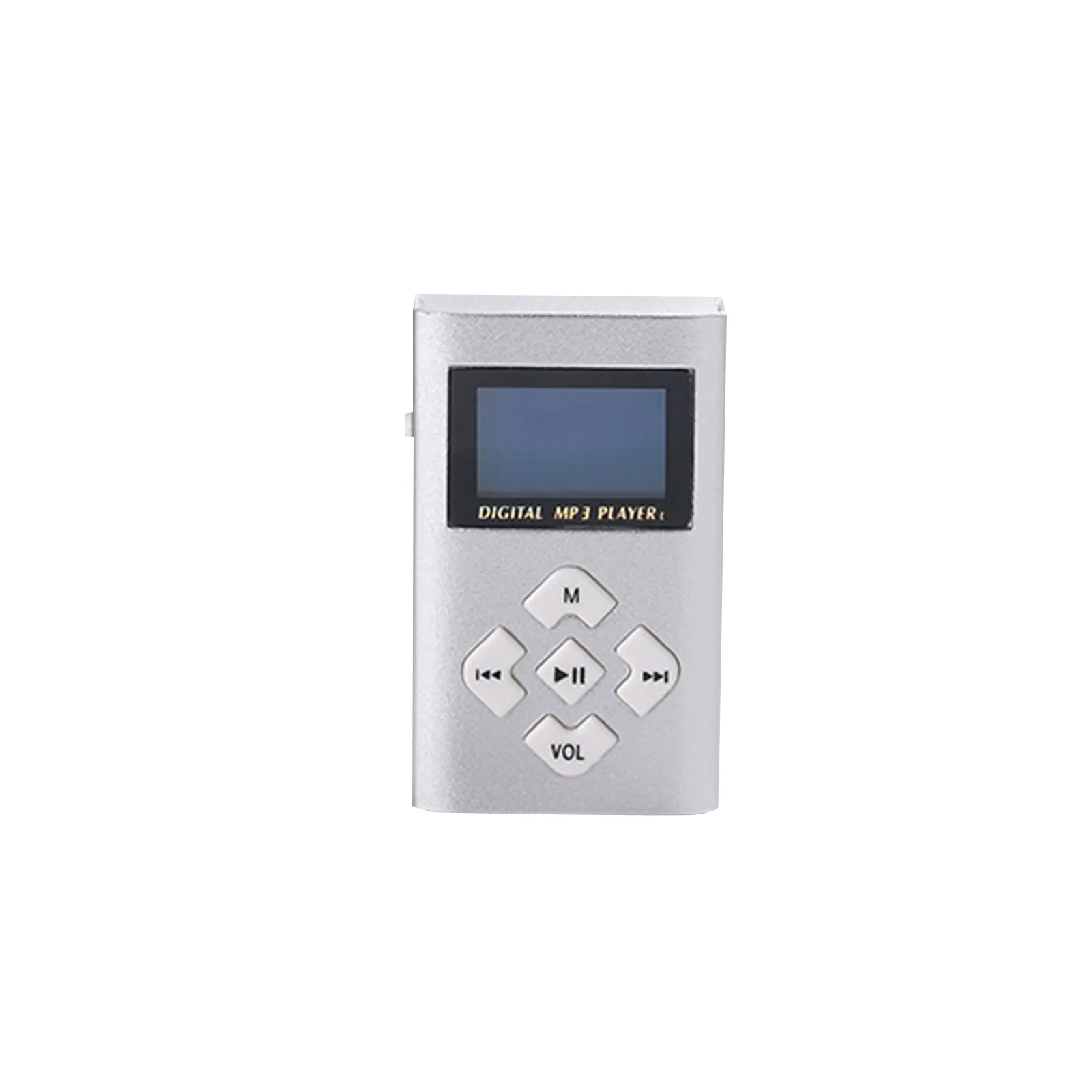 Portable MP3 Music Player Retro Digital 1.2 Inch Monochrome Screen Mini MP3 Players Supports TF Card Sport Walkman For Child 