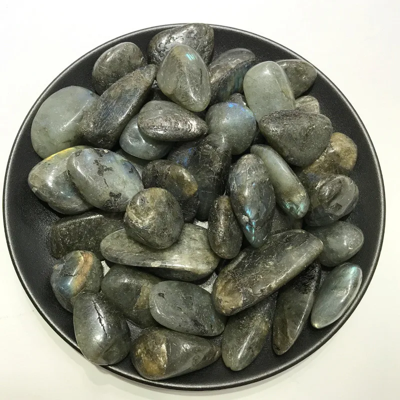 100 г натуральный камень лабрадорит лунный Feldspar гравий рок кристалл Кварцевый