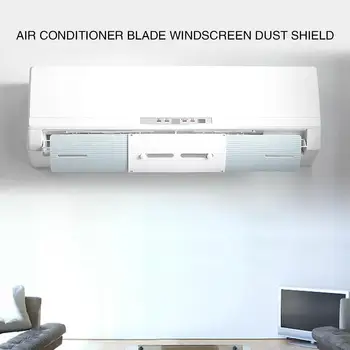

Plastic Air Conditioner Wind Shield Windguard Durable Bedroom Gas Deflectors Hotel Retractable Summer Restaurant Office