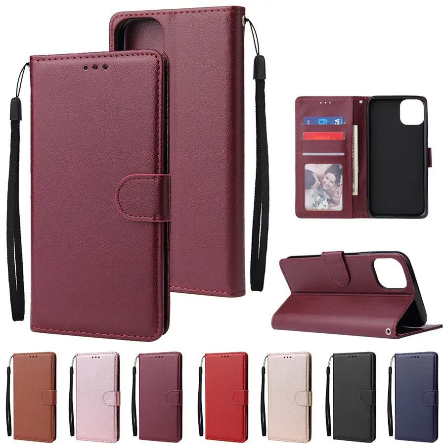Flip Wallet Case Luxury Leather Cover For iPhone 12 mini 11 Pro Xs Max XR X 8 7 6 6s Plus 5 SE 2020 Coque With Card Slots | Мобильные