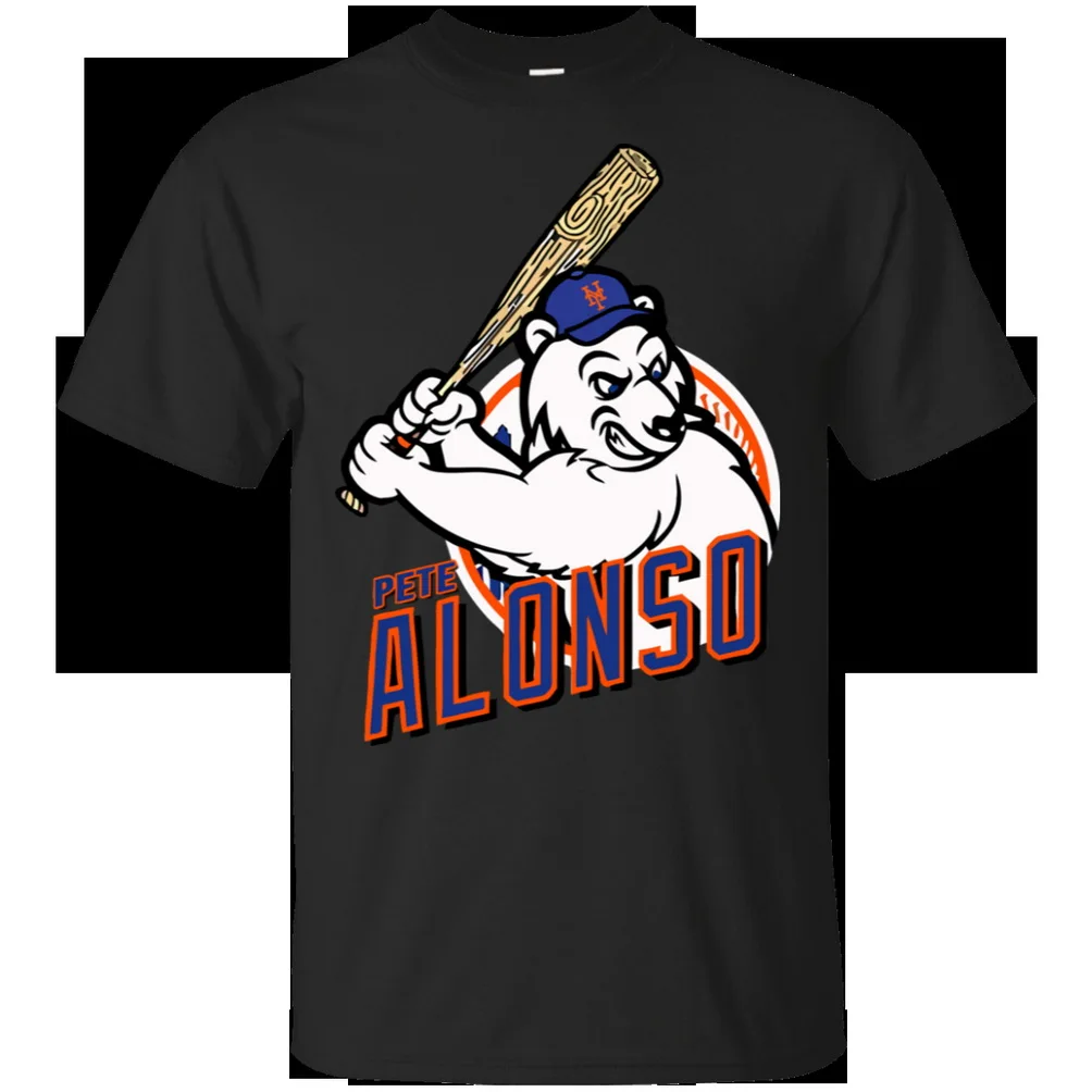 Футболка Pete Alonso Polar Bear Мужская футболка с коротким рукавом S-3Xl Новейшая модная |