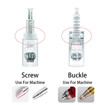 

10/20/50 Pcs Electric Derma Pen Needles Cartridges Buckle/Screw 12/36/42pin/Nano For Ultima MYM/M5/M7 BB Dr.pen Auto Microneedle