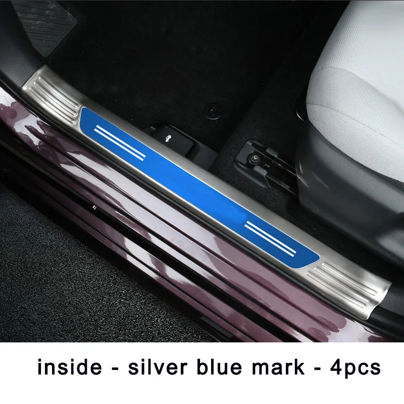 product picture 3 Lsrtw2017 для Toyota Corolla E210 Автомобильная Накладка для дверного порога с защитой от царапин, аксессуары для интерьера - Название цвета: product picture 3