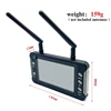5.8G FPV Monitor with DVR 40CH 4.3 Inch LCD Display with 5.8G 40CH 600mW Transmitter Starlight HDR OSD 1200TVL fpv camera for RC 3