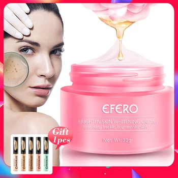 

EFERO Face Whitening Cream Freckle Cream Remover Dark Spots Pigment Melanin Brighten Skin Lightening Moisturize Serum Face Cream