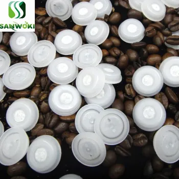 

50000pcs Coffee powder Breather valve one way silicone valve for packing bag Explosion-proof valve Feed fermentation air valve