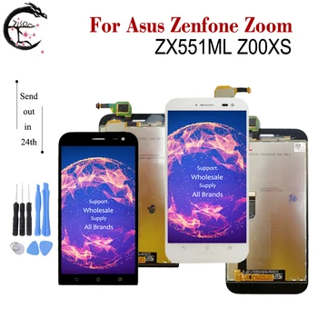 

5.5" New LCD For Asus Zenfone Zoom ZX551ML Z00XS Display Screen Touch Sensor Digitizer Assembly For ASUS ZX551ML Z00XS Screen