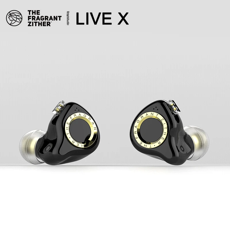US $229.00 TFZ LIVE X 114MM Dual Cavity Dynamic Driver InEar Earphone IEM With NanoGold Diaphragm Unit 078mm Detachable Cable Headset