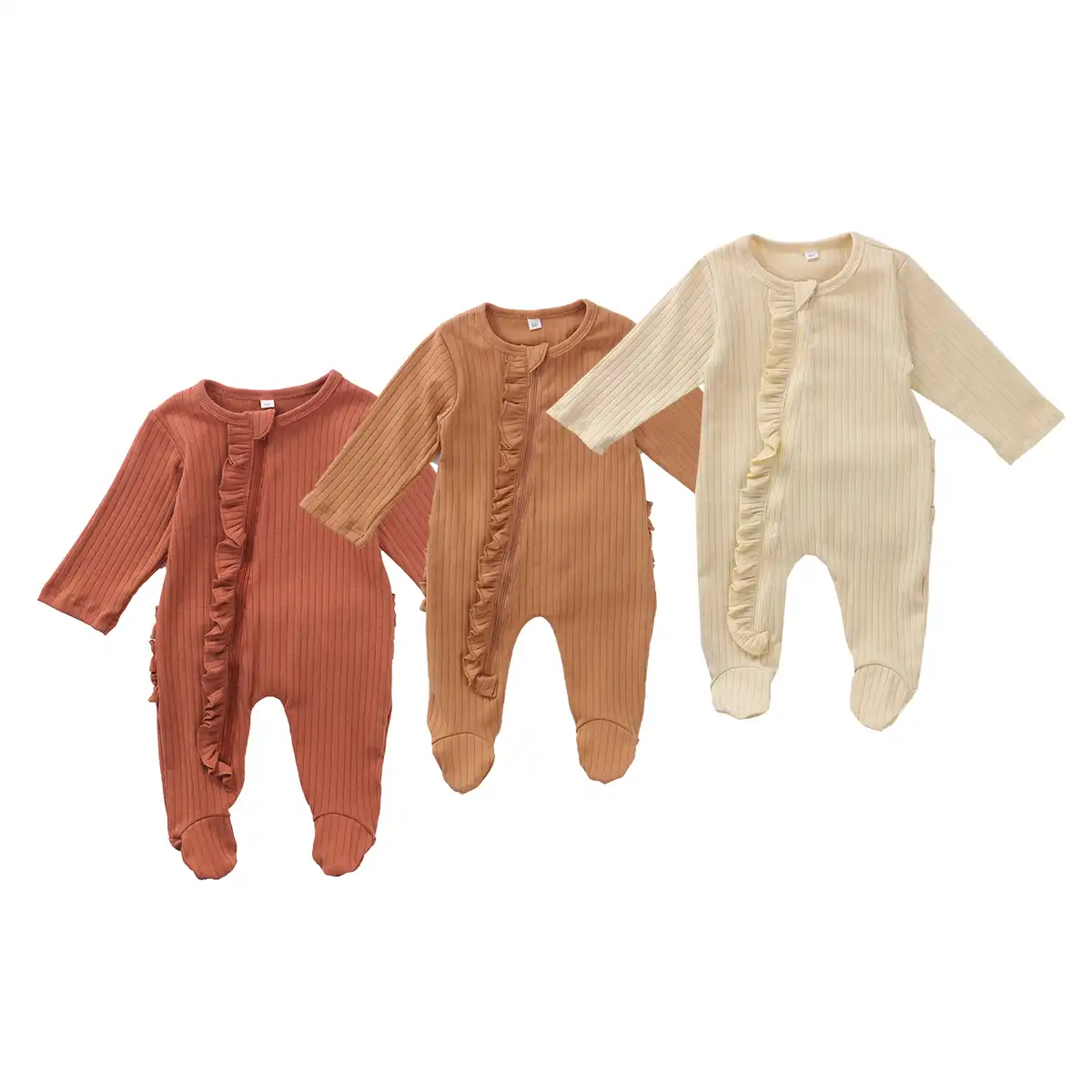 solid color newborn sleepers