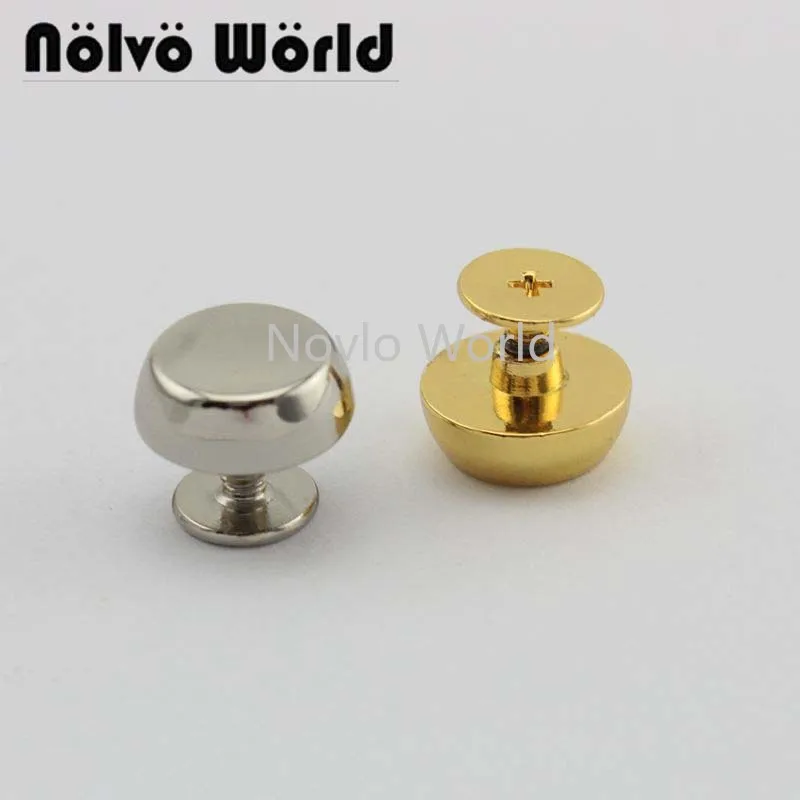 10 Pieces Test, 4 Colors, High Quality Metal Decorative Studs Handbag Rivet Screw Bags Hardware