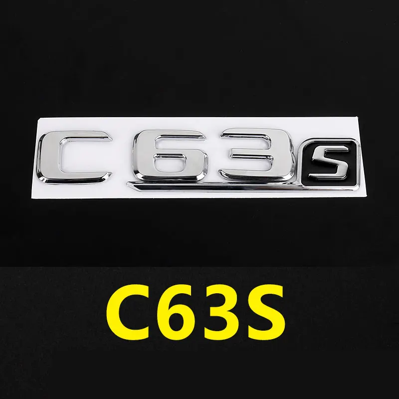 Хромовая эмблема с буквенным номером для Mercedes Benz A C E S CLA CLE CLS GLA GLC GLE GLS новейшая