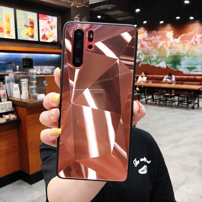 6 Роскошный зеркальный чехол с алмазной текстурой для huawei P30 P20 mate 10 20 Pro Lite Y6 Y7 Y9 Prime P Smart Plus Honor 10i - Цвет: 6