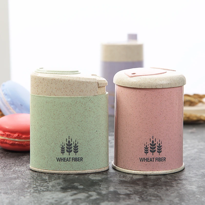 Wheat Straw Automatic toothpick box toothpicks holder Creative Toothpick Box Toothpick Dispenser