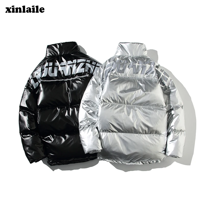 

2020 winter new men's cotton-padded clothes fashion trend thickened warm jacket male large size high-quality men's clothing