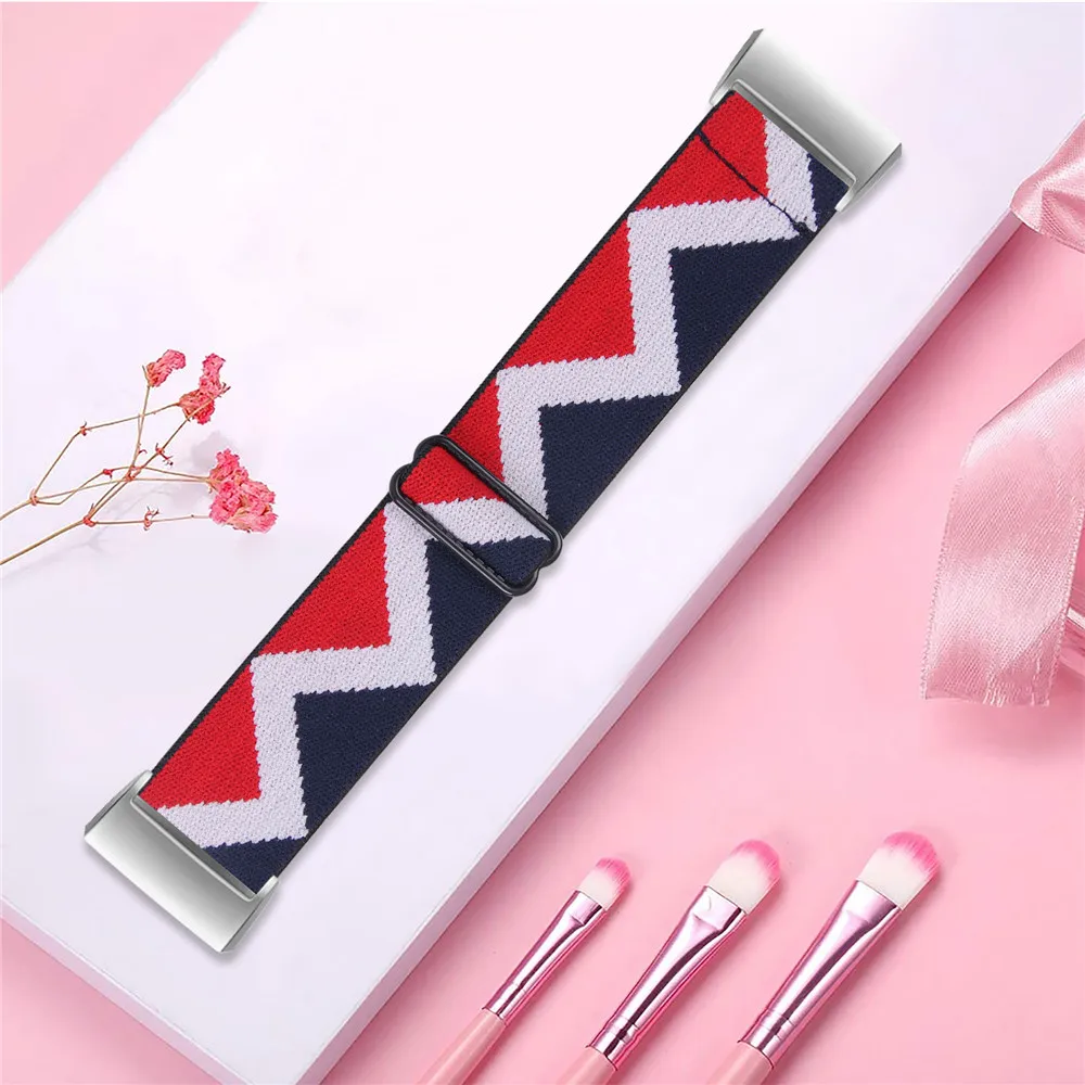 Essidi Elastic Band For Fitbit Charge 5 4 3 2 Sports Fabric Bracelet Strap Loop For Fitbit Charge 3 4 SE Watch Wrist Band Correa
