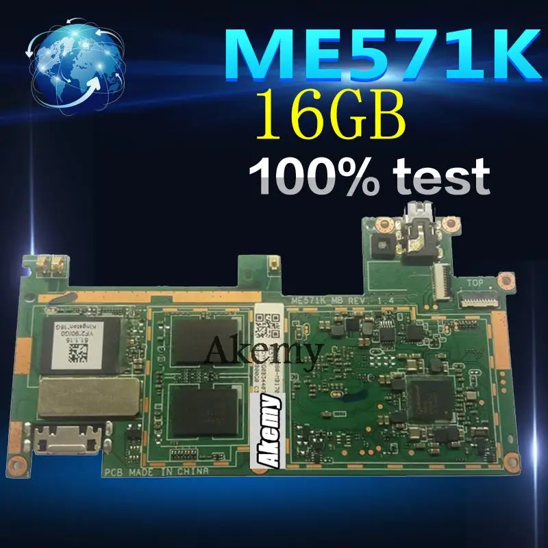 Материнская плата для планшета Amazoon ME571K ASUS тестовая оригинальная материнская 16G |