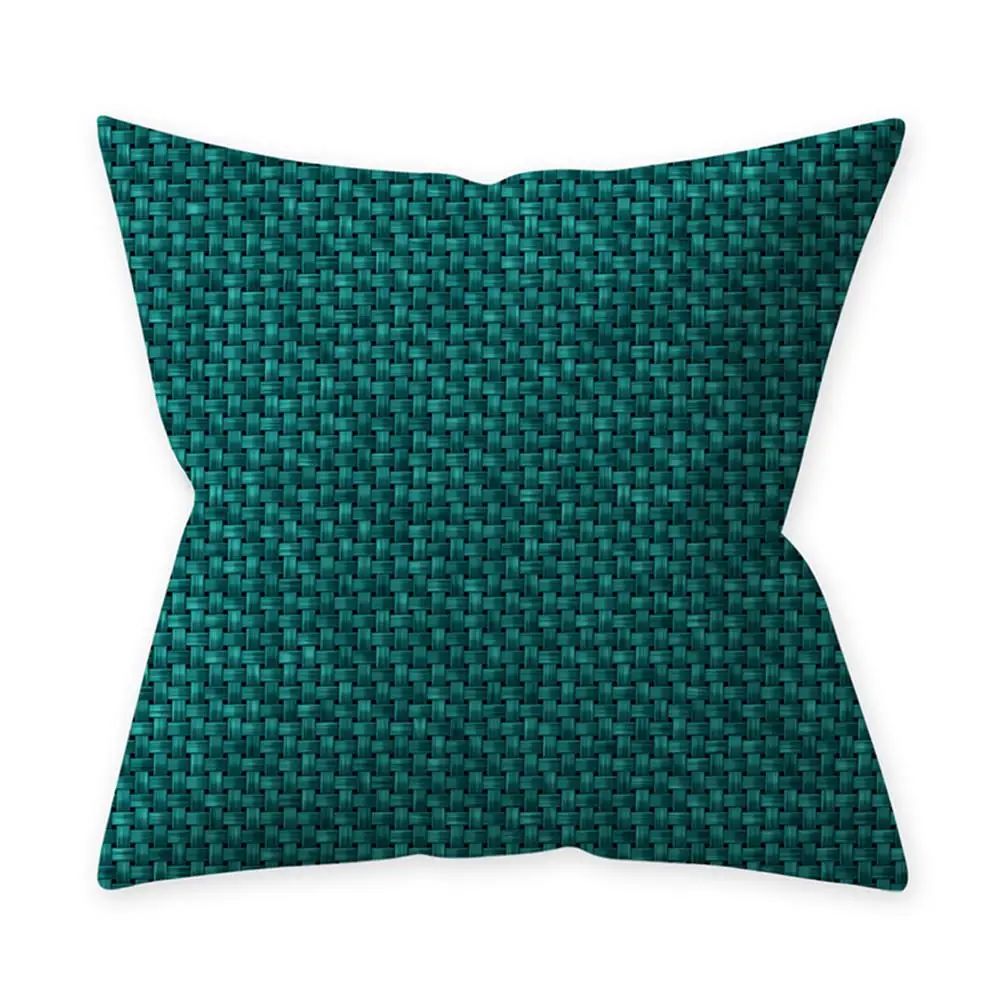 Синий зеленый наволочки Чехлы удобные, однотонного цвета декоративные подушки Чехлы для дивана декор гостиной - Цвет: 4