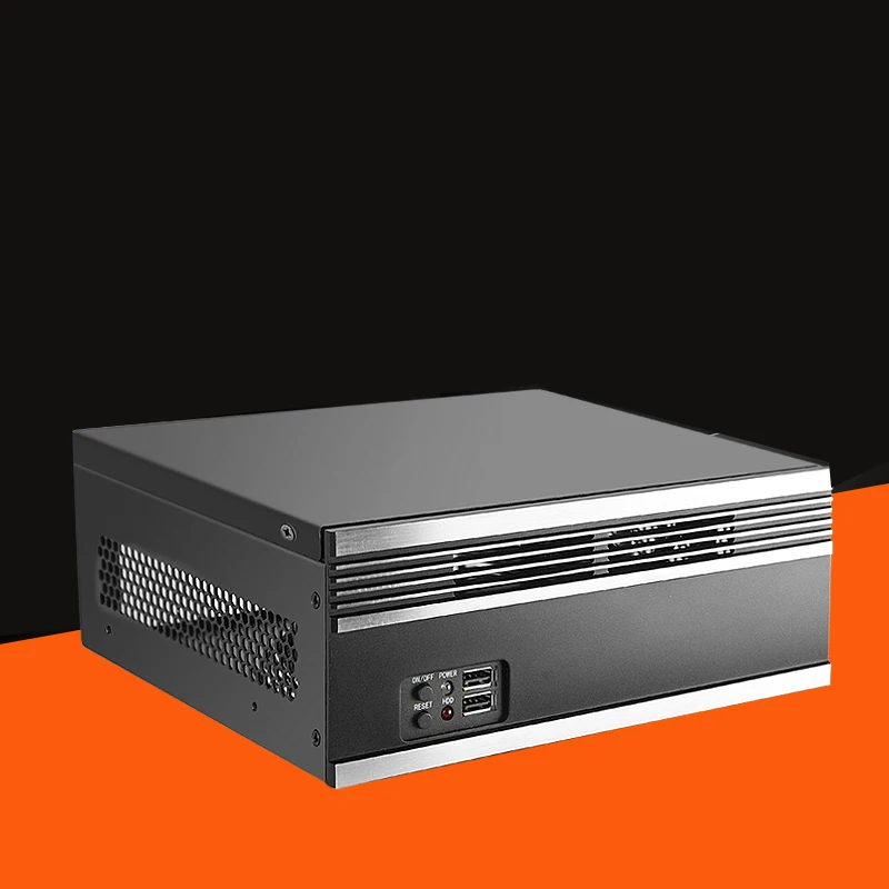 Чехол Itx с матовой алюминиевой панелью портативный мини чехол для компьютера