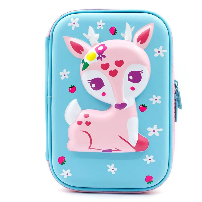 Children Pencil Case GIRL'S And BOY'S Young STUDENT'S 1-3 Grade Learning Appliances Kindergarten Pencil Box Cute Stationery Box