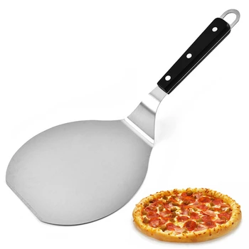 

Large Stainless Steel Pizza Spatula With Handle Cake Transfer Shovel DIY Baking Accessories Kitchen Tool