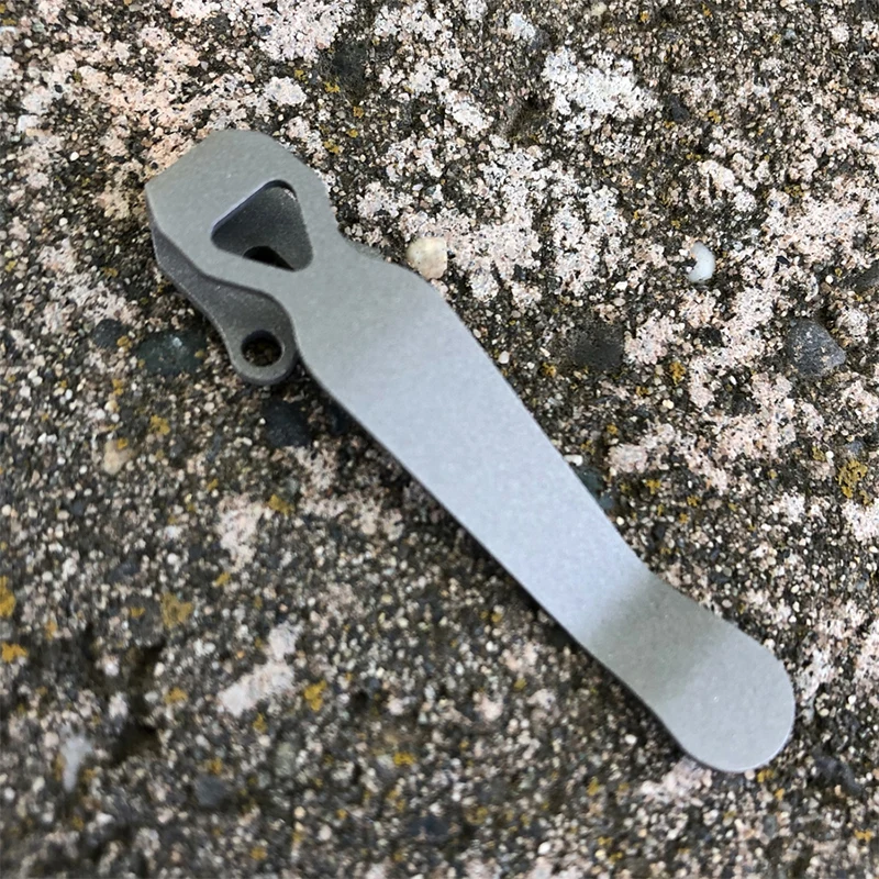 Titanium Alloy Back Clip For Butterfly Knife 710 Folding Pocket Knife 551 Back Clip Tool DIY Accessories 1piece