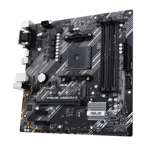 Новый ASUS системная плата AMD A520 (Ryzen AM4) mикро ATX материнская поддерживает M.2 1 Gb