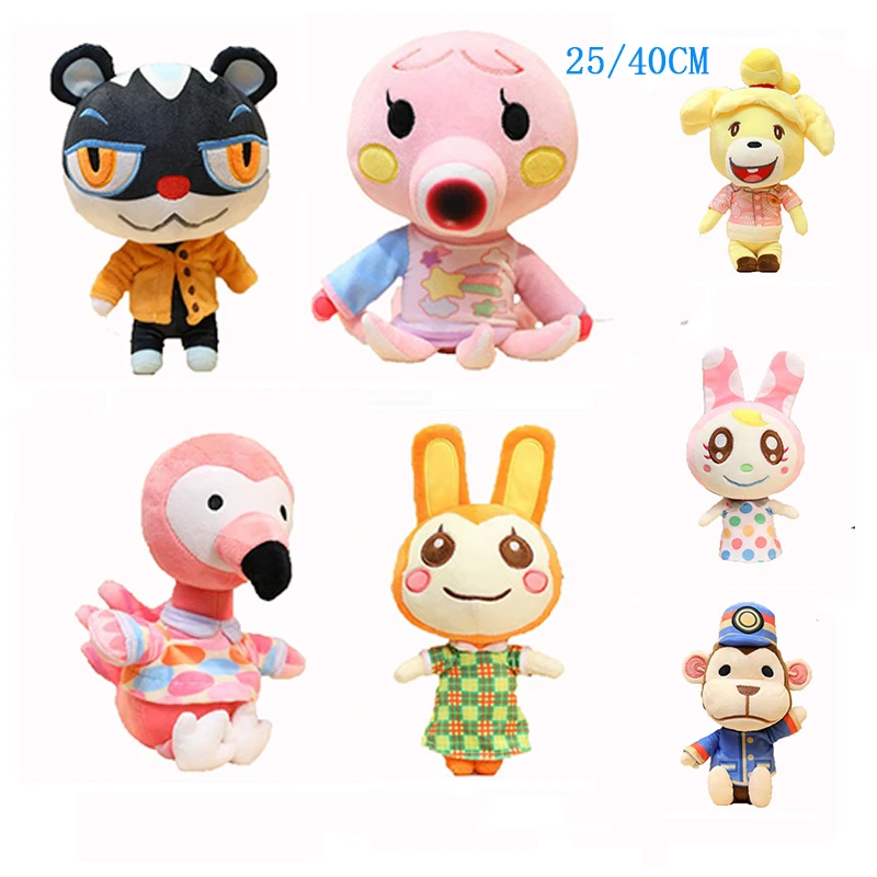 4" Animal Crossing Girl Plush Keychain Toy Pendant Stuffed Doll Kids Cute Gifts 