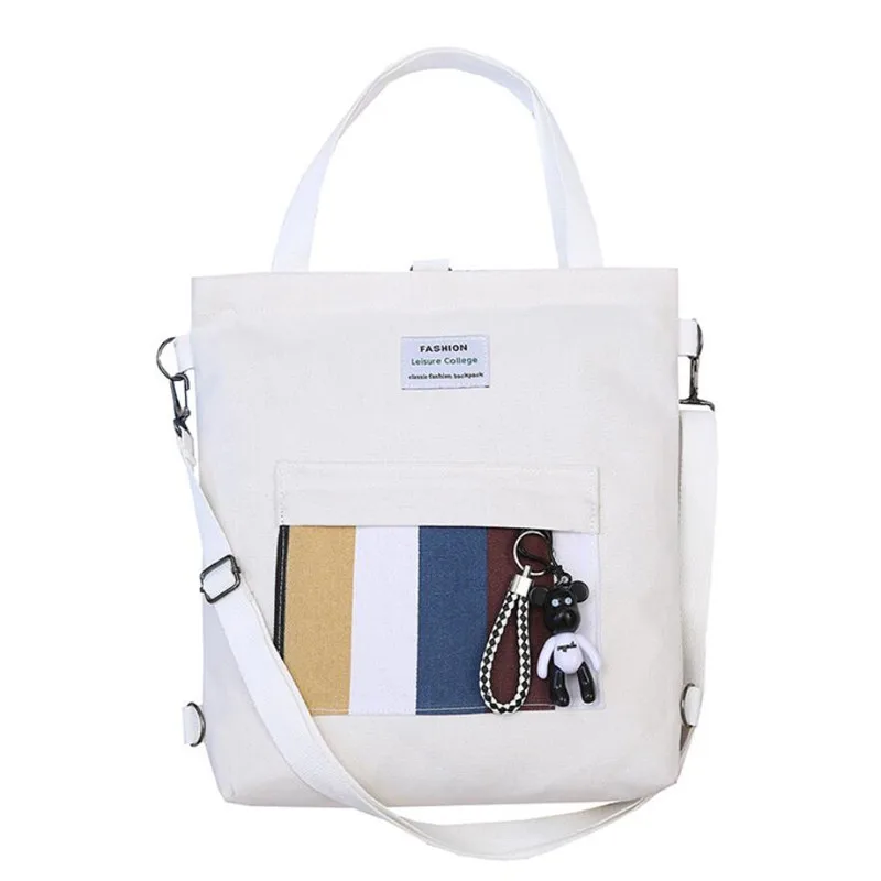 New Canvas Women bag travel college school bags handbag girl shoulder backpacks shipping bag cosmetic drawstring bags BH90