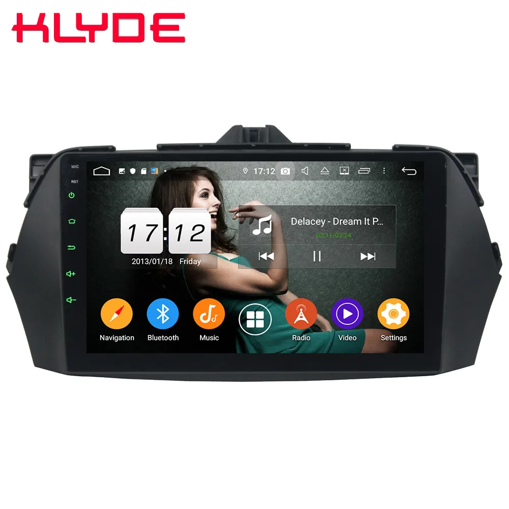 Klyde " ips 4G wifi Android 9,0 Восьмиядерный 4 Гб ОЗУ 64 Гб ПЗУ DSP BT автомобильный DVD мультимедийный плеер стерео для Suzuki Ciaz 2013