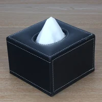 Leather Square Tissue Box for Home, Modern Cover Paper, Car Napkins Holder, Home Organizer, Decoration Tools 2
