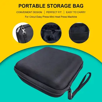 

Hard Carry Case Portable Durable Shockproof Storage Bag For Cricut Easy Press Mini Heat Press Machine