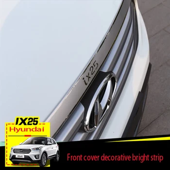 

for Hyundai ix25 front cover decorative strip stainless steel front cover bright front decorative frame modification